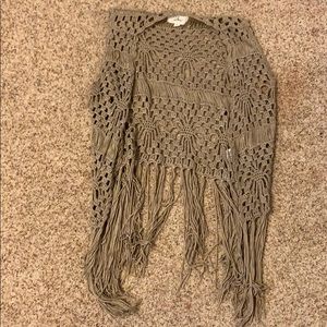 Crochet cardigan cover-up